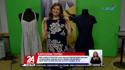 Pre-loved clothes ng ilang GMA Integrated News Anchors at GMA Public Affairs hosts, mabibili sa Celebrity Ukay-Ukay sa Noel Bazaar sa Pasay sa Nov. 25-30 | 24 Oras