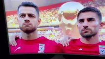 Dünya Kupası'nda İran milli takımından protesto:  Milli marşı söylemediler
