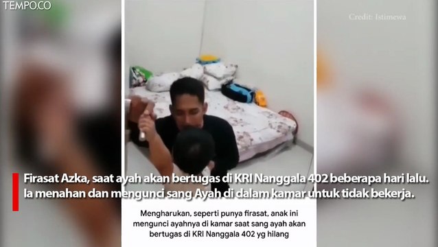 Bikin Haru, Firasat Anak Sebelum Ayahnya Bertugas di KRI Nanggala-402
