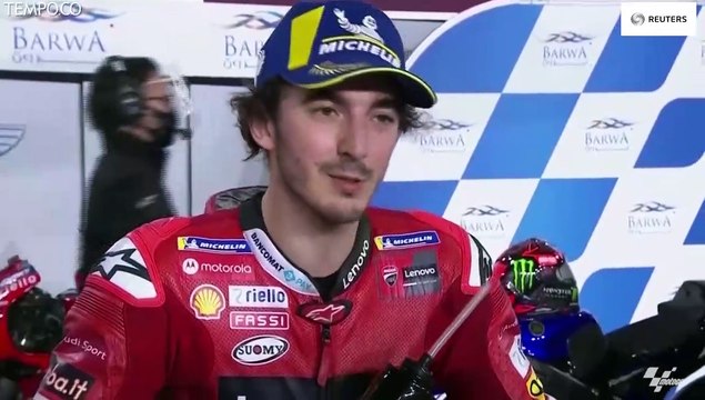 Kualifikasi MotoGP Qatar 2021: Bagnaia Rebut Pole Dibuntuti Quartararo