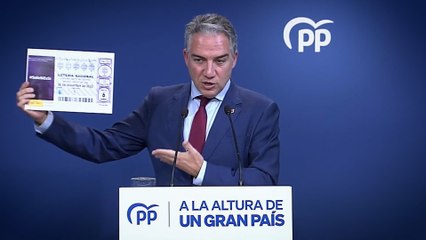 El PP critica que se incluya el lema 'solo sí es sí' contra las agresiones en un décimo de lotería