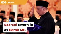 BN’s Saarani Mohamad sworn in as Perak MB