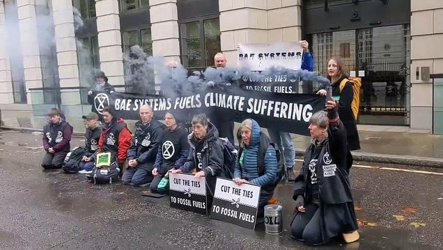 Extinction Rebellion protesters target 13 London businesses and BEIS building following Cop27 Credit: Christian Climate Action