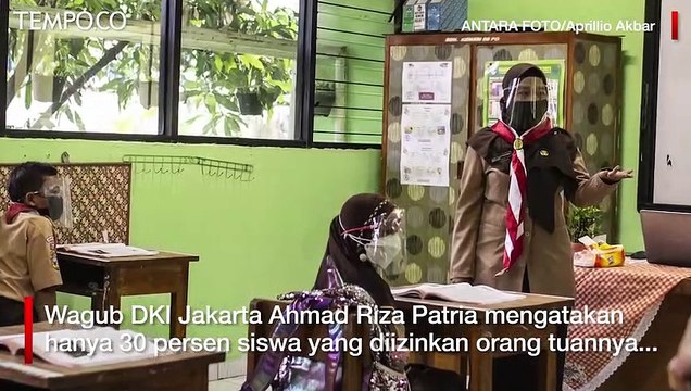 Sekolah Tatap Muka, Hanya 30 Persen Siswa Diizinkan oleh Orang Tua