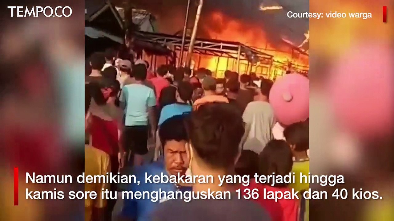 Kebakaran Pasar Kambing Tanah Abang, Diduga Akibat Korsleting Listrik