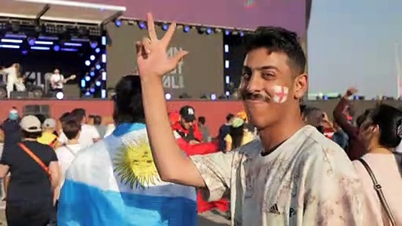 England fans gather in Qatar ahead of first match