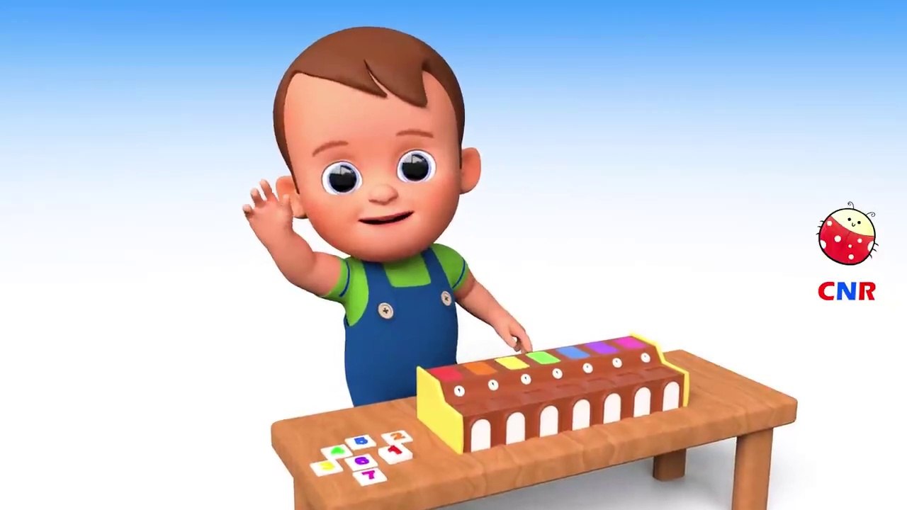 Counting Numbers Animals Wooden Key Toys Set for Kids - Learn Farm Animals - Children Nursery Rhymes