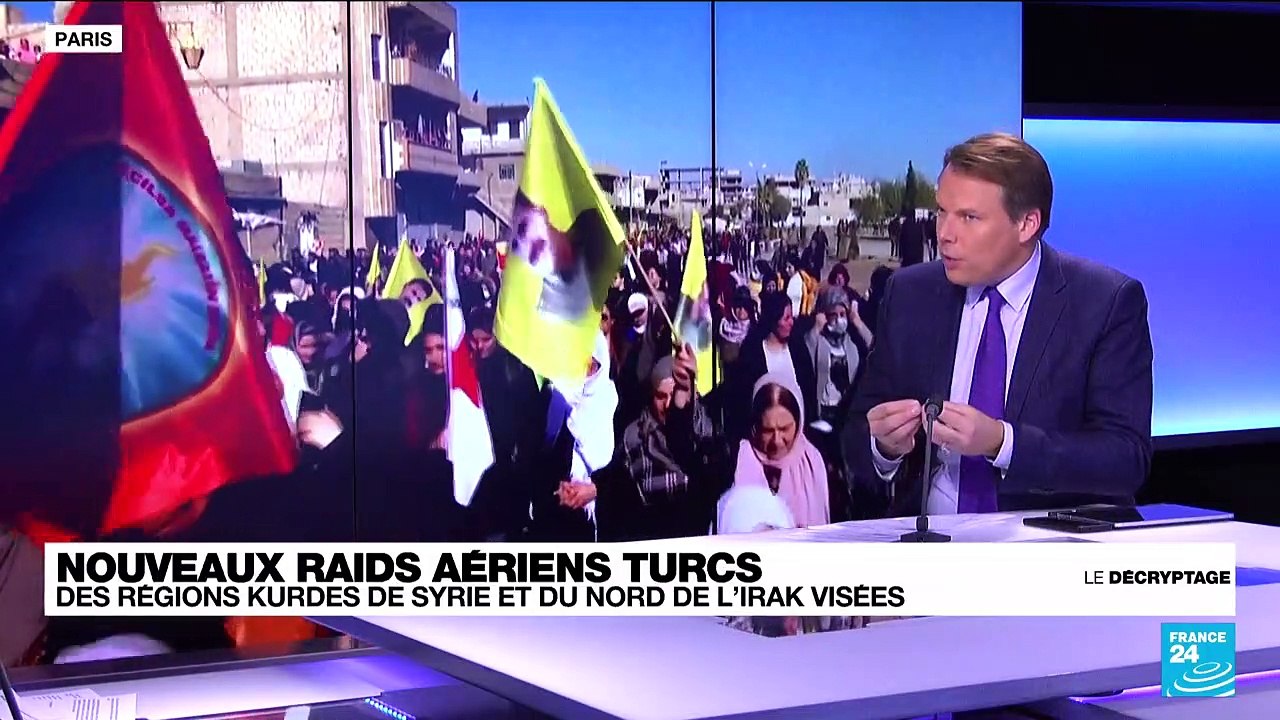 Nouveaux raids aériens turcs : des régions kurdes de Syrie et du nord de l'Irak visées