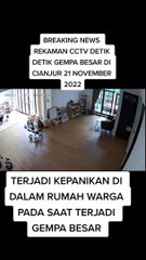 News, rekaman cctv di Rumah warga detik detik gempa bumi Cianjur 21 November 2022