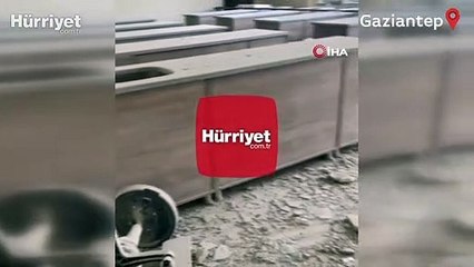 Roketin isabet ettiği okulun içi görüntülendi