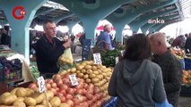 Edirne’de pazarda patates ve soğanın fiyatı 15 liraya kadar çıktı