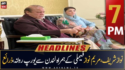 ARY News Headlines | 7 PM | 21st November 2022