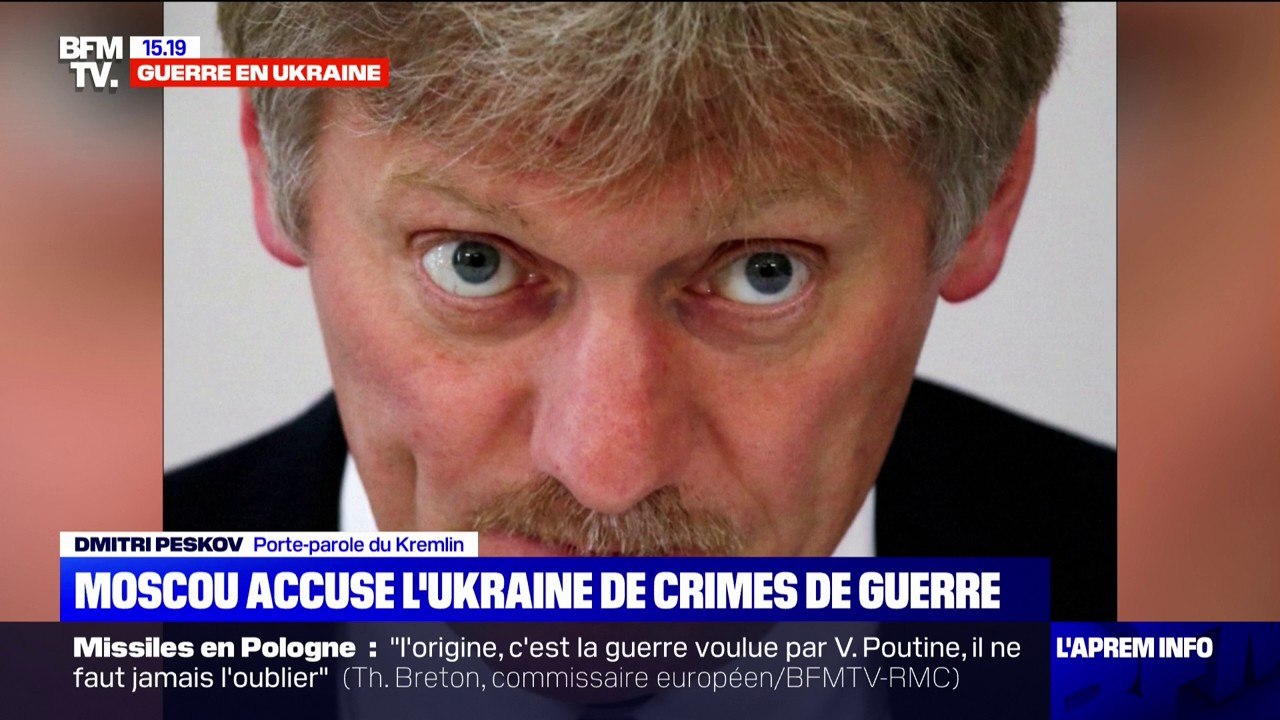La Russie accuse l'Ukraine d'avoir tué des soldats russes qui étaient en train de se rendre