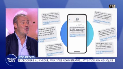 Vos droits : Escroquerie au chèque, faux sites administratifs... Attention aux arnaques !