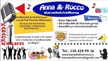 Anna&Rocco eventi karaoke settimana  24.11 - 27.11
