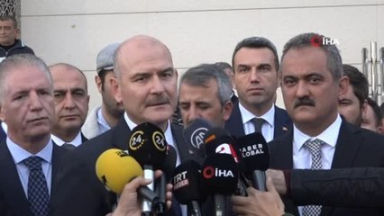 Bakan Soylu ve Özer, Karkamış'ta açıklamlarda bulundu