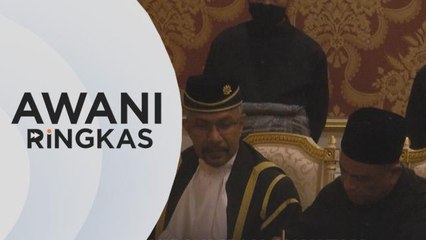 AWANI Ringkas: MB Perak angkat sumpah jawatan