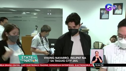 Vhong Navarro, inilipat na sa Taguig City Jail | SONA