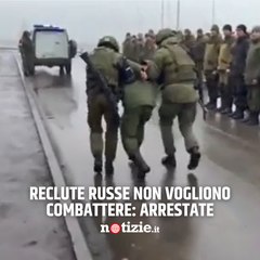 Download Video: Reclute russe arrestate perché non vogliono combattere