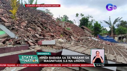 Hindi bababa sa 56, nasawi sa magnitude 5.6 na lindol | SONA