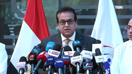 وزير الصحة يعقد مؤتمرا صحفيا لإحاطة الرأى العام بتفاصيل الفيروس المخلوى