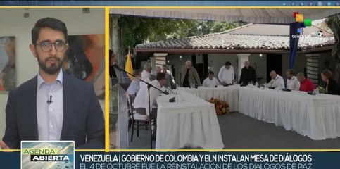 Gobierno colombiano retoma las negociaciones con el ELN en Caracas