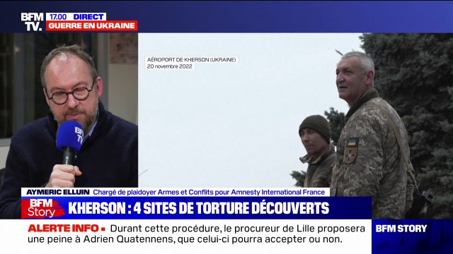 Torture à Kherson: pour Aymeric Elluin (Amnesty), les autorités doivent sécuriser un maximum d'informations