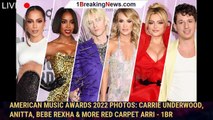 American Music Awards 2022 Photos: Carrie Underwood, Anitta, Bebe Rexha & More Red Carpet Arri - 1br