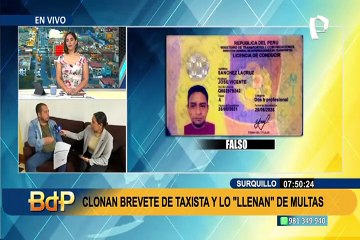 Taxista denuncia que clonaron su brevete y lo llenaron de cuantiosas multas de papeletas