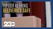 Tips on keeping holiday deliveries safe from porch pirates