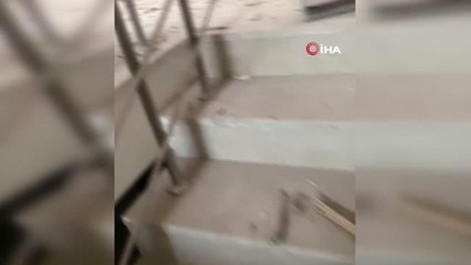 5 yaşındaki Hasan'a mezar olan binanın görüntüleri ortaya çıktı