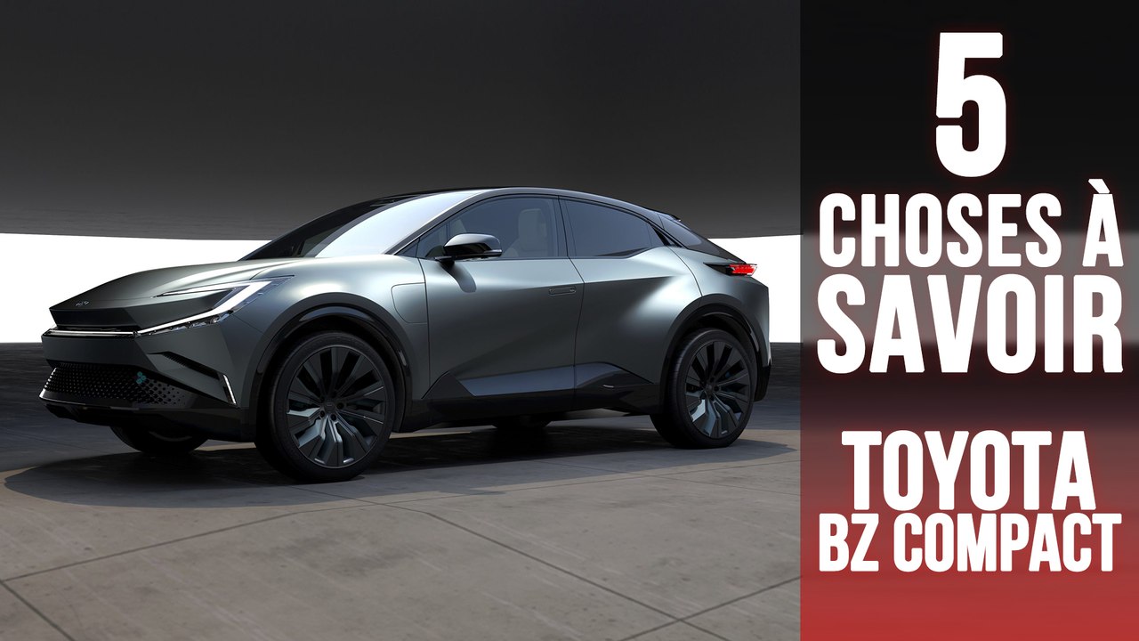 Toyota bZ Compact, 5 choses à savoir sur le futur C-HR 100% électrique
