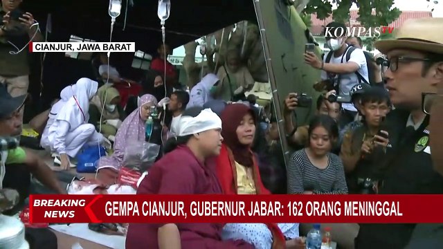 Begini Kondisi Posko Kesehatan yang Merawat Korban Gempa di RSUD Sayang Cianjur