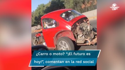 "Motovocho" se pasea por la CDMX y se vuelve viral en TikTok