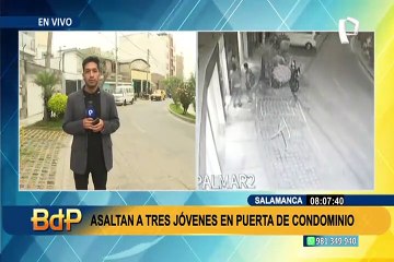 Delincuencia imparable: asaltan a jóvenes en puerta de condominio en Salamanca