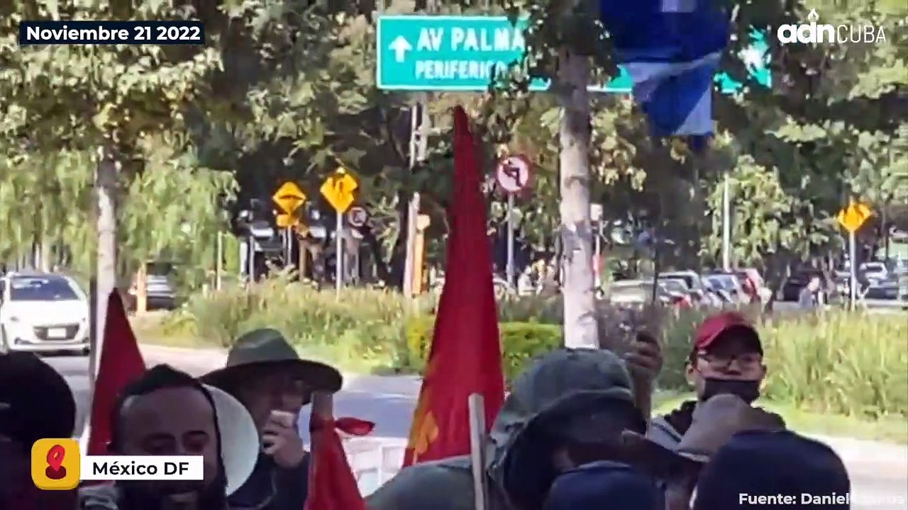 Urgente: Agreden a líderes del exilio cubano afuera de embajada castrista en México.