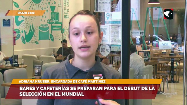 Bares y cafeterías se preparan para el debut de la selección en el mundial