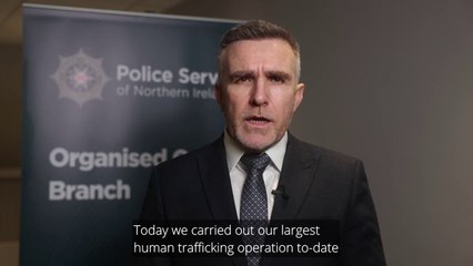 Download Video: Derry brothels visited in major slavery operation centred on exploitation of trafficking victims by organised crime gang