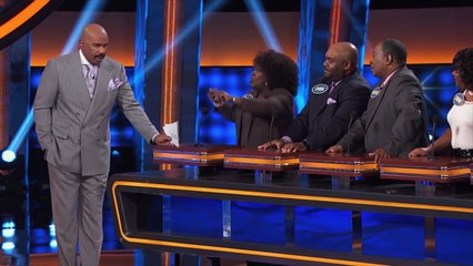 Hey Fight this fire dont GET NAKED | Celebrity Family Feud