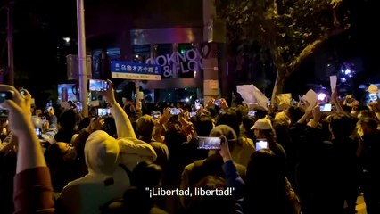 Las protestas contra las políticas de Covid cero en Shanghái