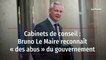 Cabinets de conseil : Bruno Le Maire reconnaît « des abus » du gouvernement