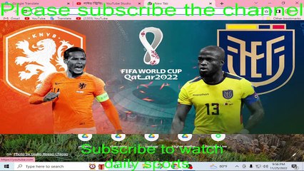 নেদারল্যান্ড বনাম ইকুয়েডর  Netherlands vs Ecuador  World Cup 2022-এর কপি