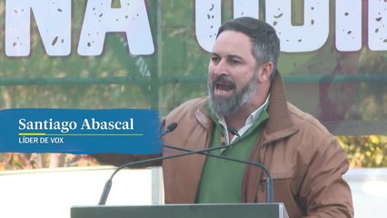 Abascal llama "ministra enloquecida" a Irene Montero