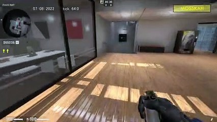 How to Smoke T Stairs on Agency, option 2 - CSGO