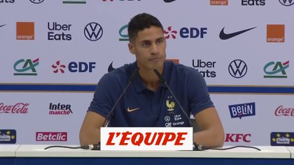 Varane : «Je ne nous sens pas plus fragiles» - Foot - CM 2022 - Bleus