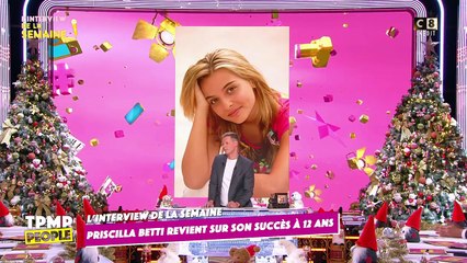 Priscilla Betti dans l'émission TPMP People le 26 novembre 2022.