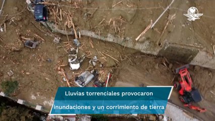 Deslizamiento de tierra deja al menos 3 muertos en Ischia, Italia
