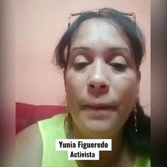 La activista Yunia Figueredo hace un llamado a los cubanos a no votar