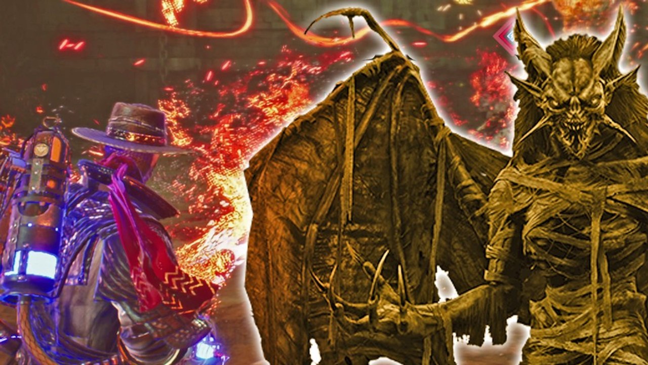 Evil West Gameplay: Ein fetter Bosskampf, bei dem das Blut in Strömen fließt