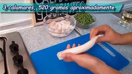 Salsa de Calamares y Guisantes
